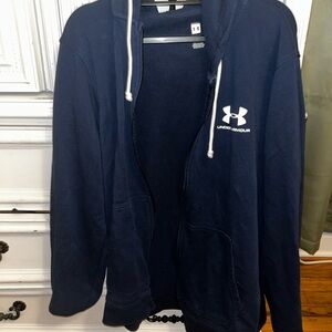Under Armour Dark Blue Zip-Up Hoodie